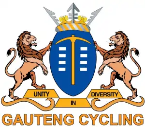 Gauteng Cycling coat of arms logo (official emblem)